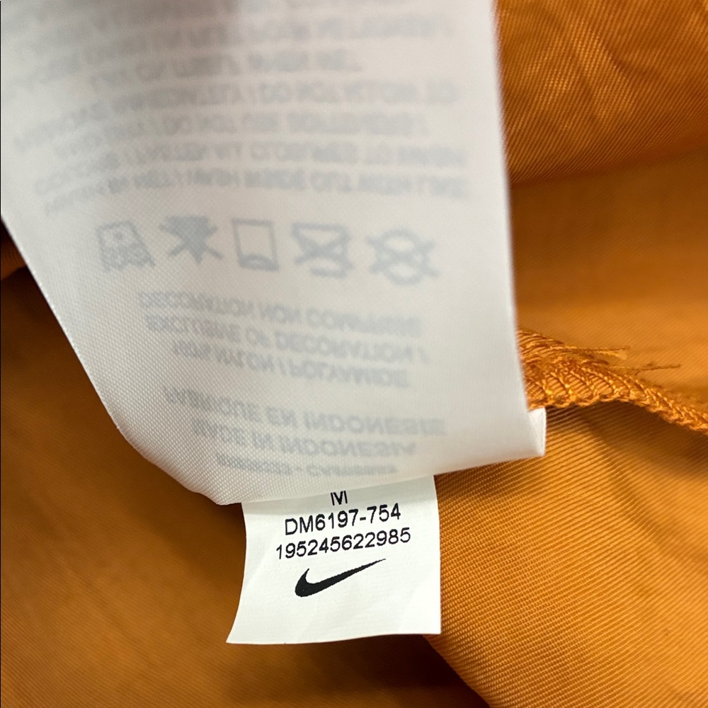 Nike Rust Orange Half-Zip Elastic Waist Mini Dress - Picture 7 of 13